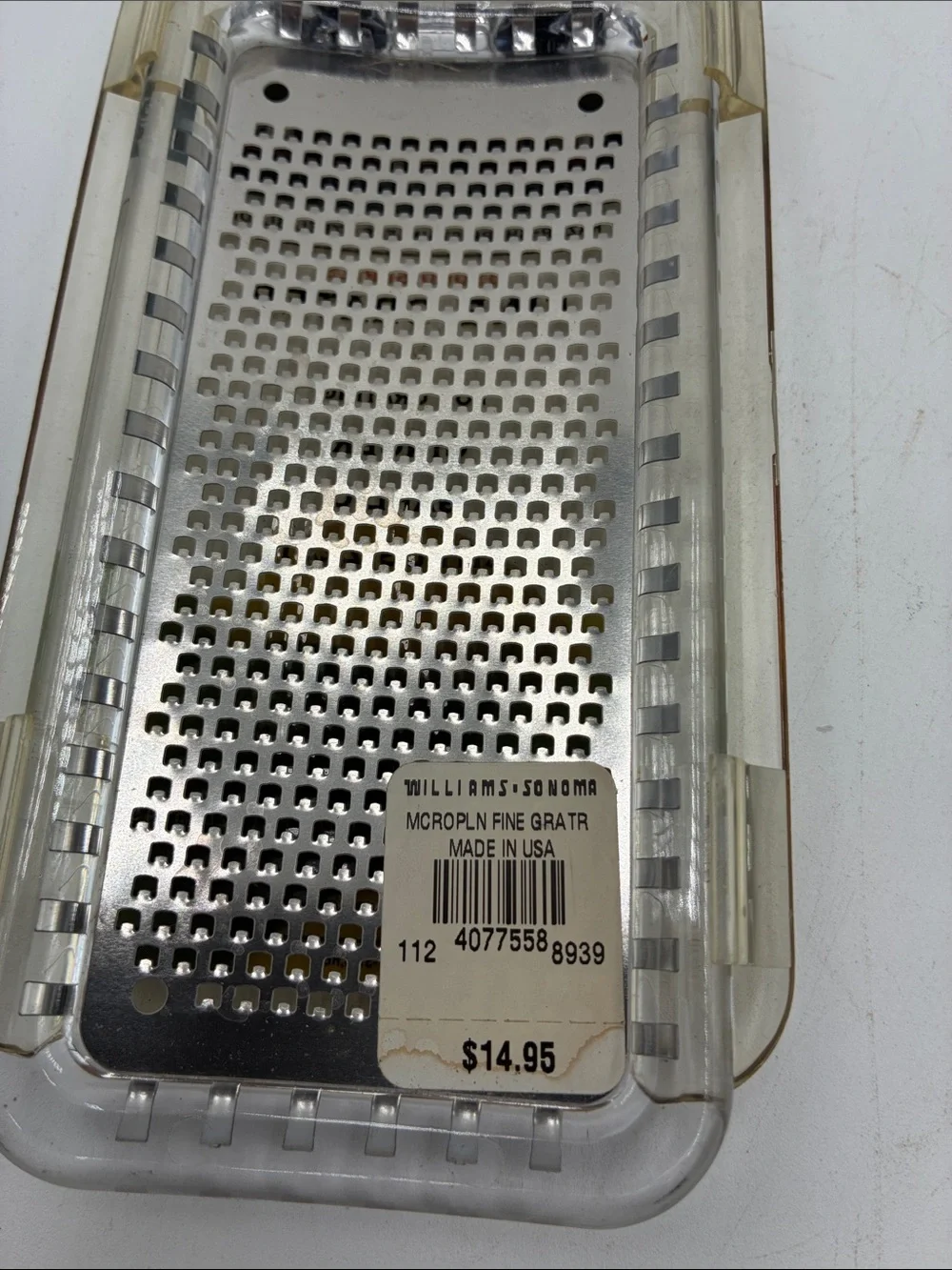 Williams Sonoma Microplane Find Grater Zester